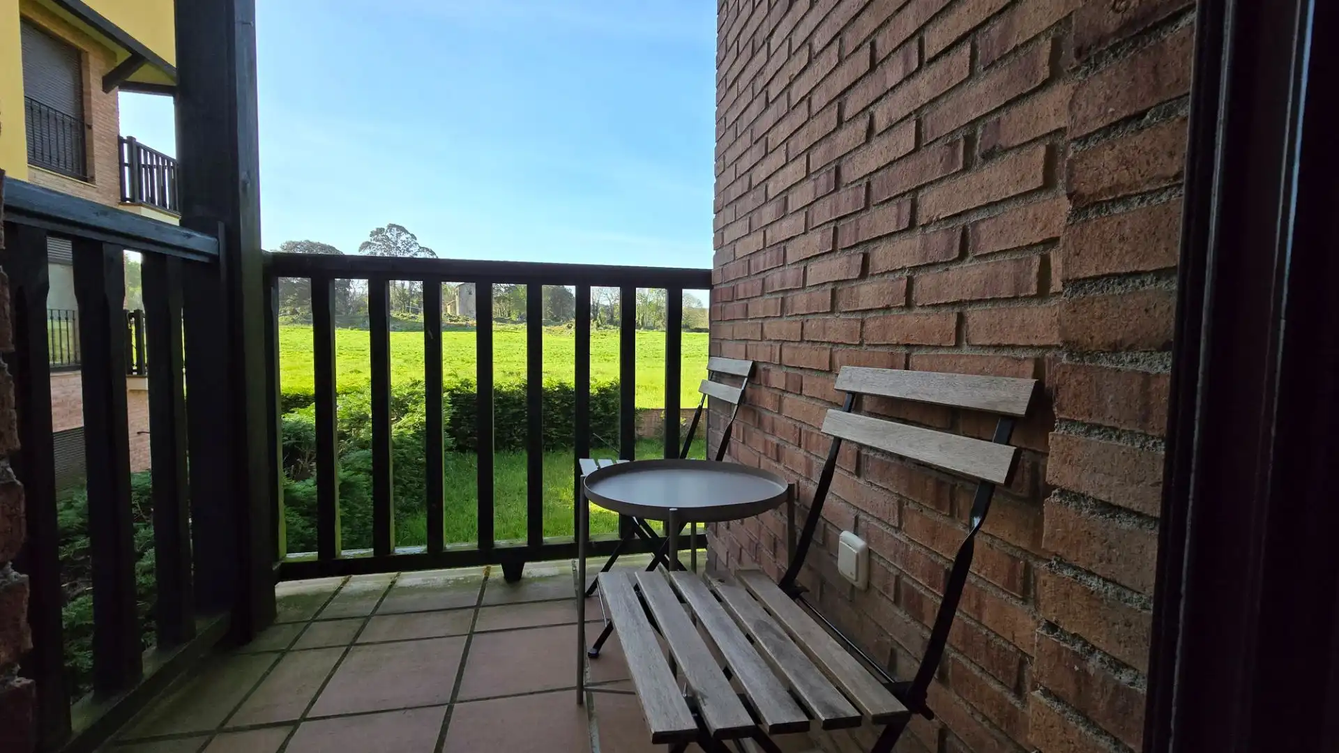 Balcony of Flat for sale in Llanes  with Heating, Terrace and Furnished