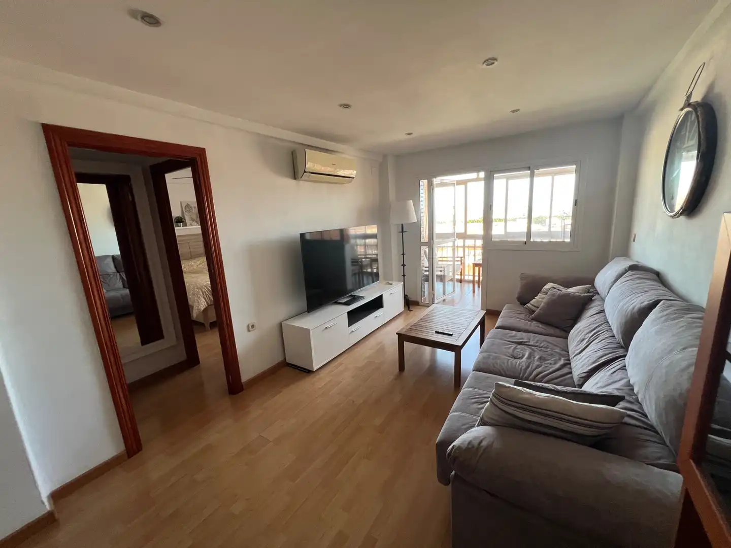 Living room of Flat for rent in Málaga  with Air Conditioner, Heating and Furnished