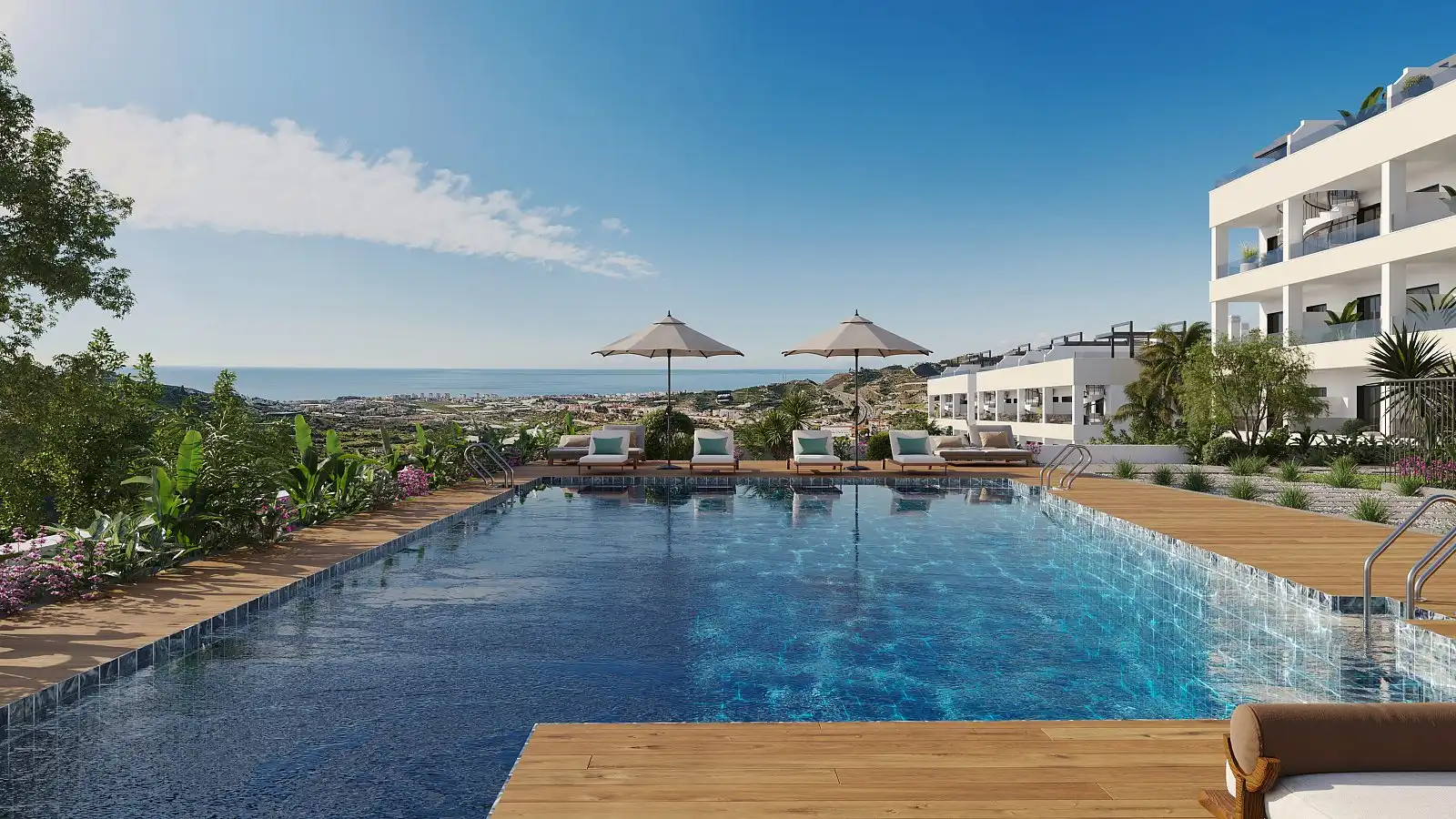 Apartament amb jardí en venda a Torrox Pueblo