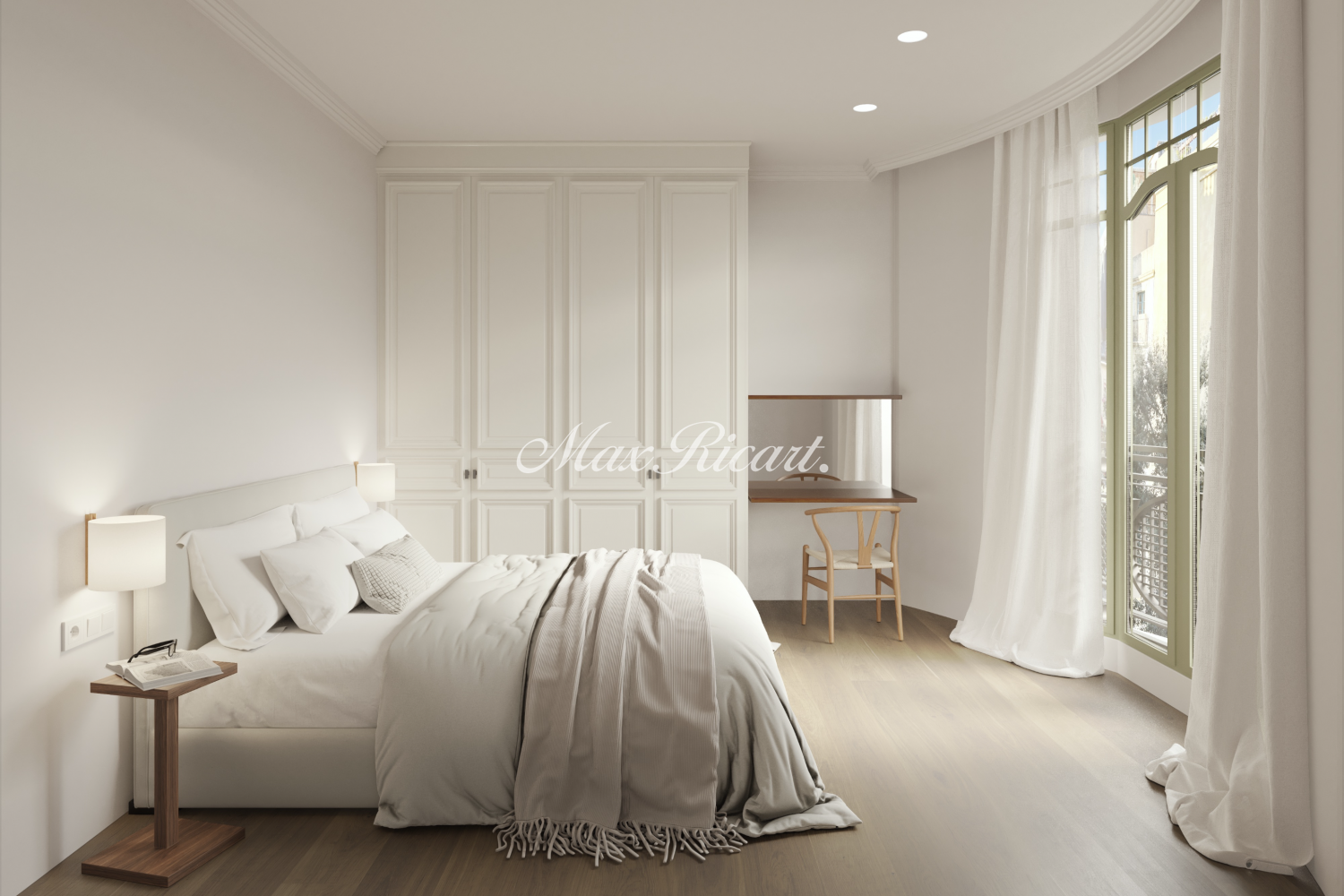 Bedroom of Attic for sale in  Barcelona Capital  with Heating and Balcony