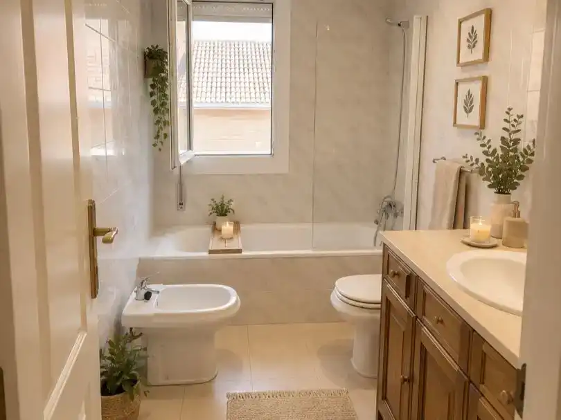 Bathroom of Houses for sale in Tudela  with Air Conditioner, Terrace and Balcony