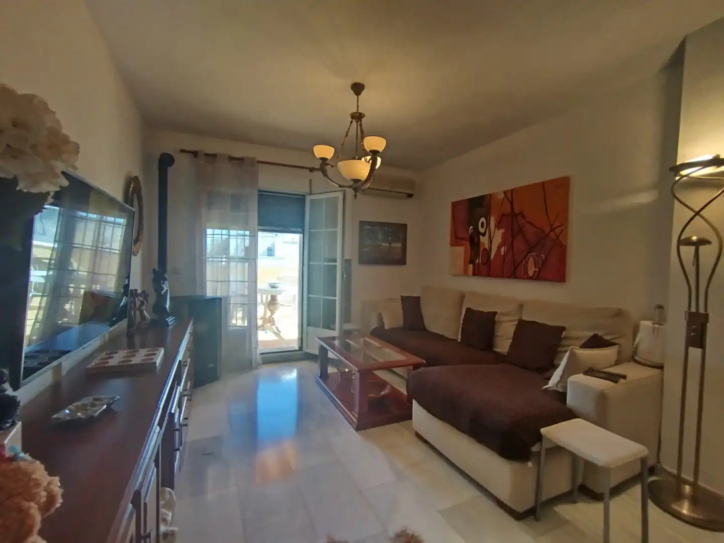 Wohnzimmer von Dachboden zum Verkauf in Albolote mit Terrasse, Abstellraum und Möbliert