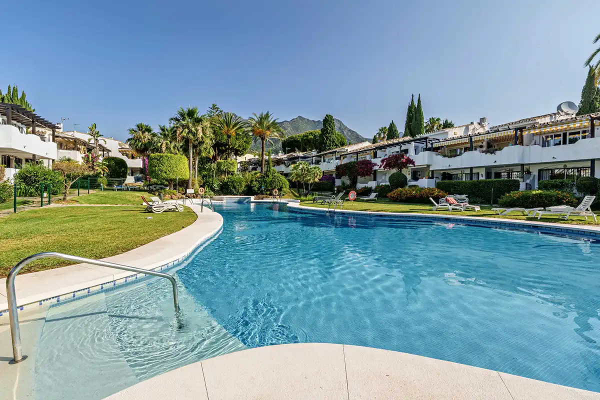 Garden of Flat for sale in Marbella  with Air Conditioner and Terrace