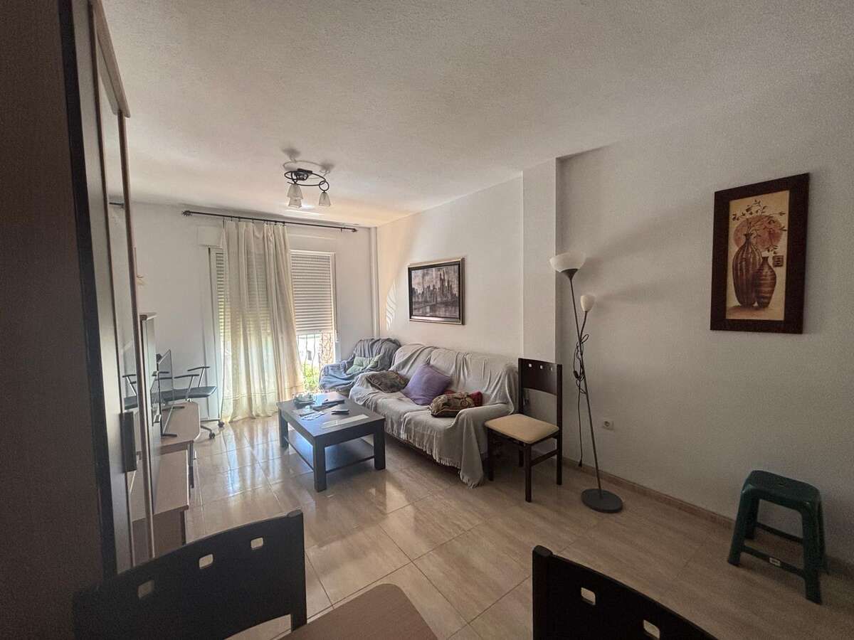 Sala d'estar de Pis en venda en Roquetas de Mar amb Moblat