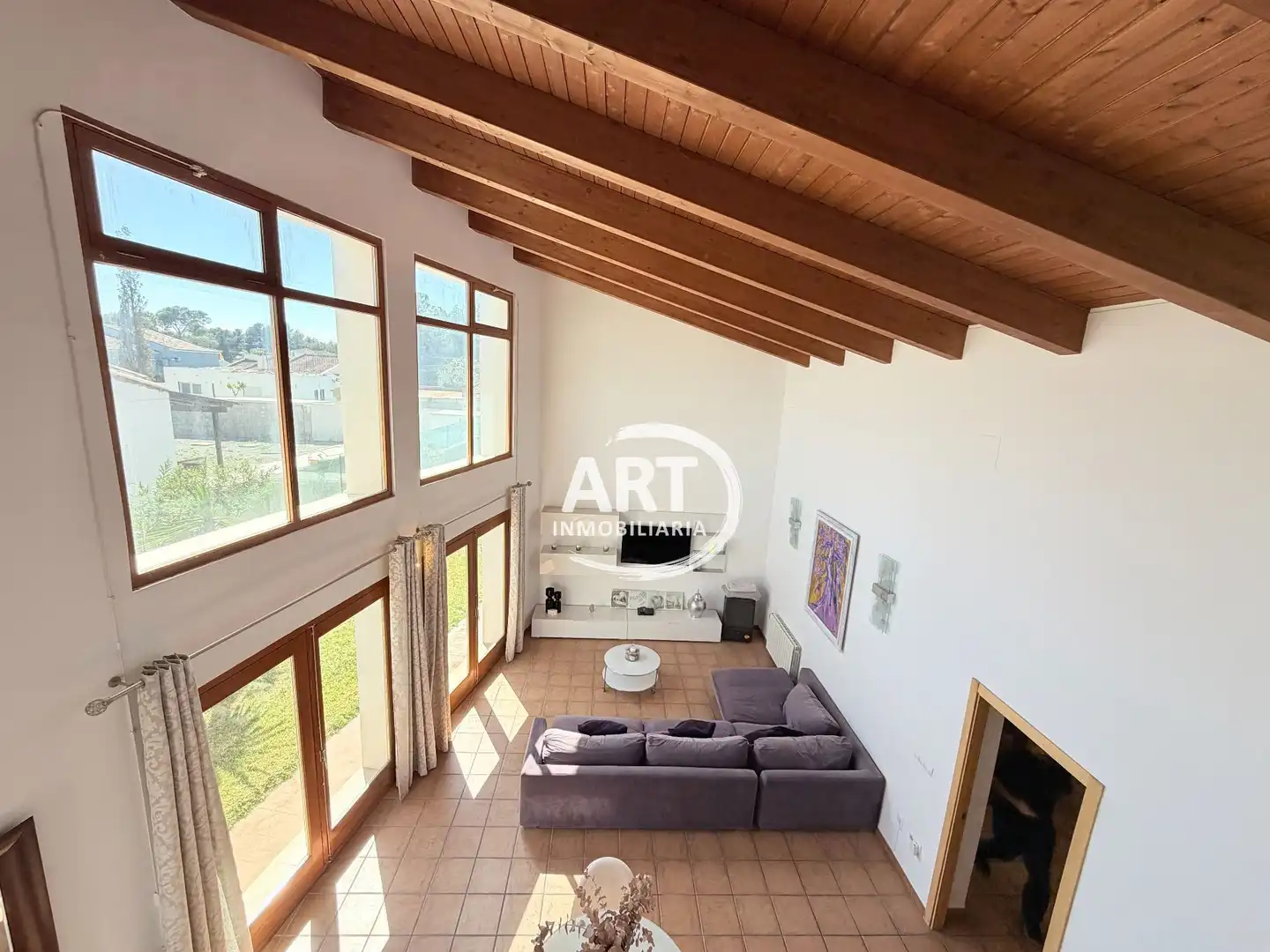 Sala de estar de Casa o chalet en venta en Serra con Calefacción, Jardín privado y Terraza