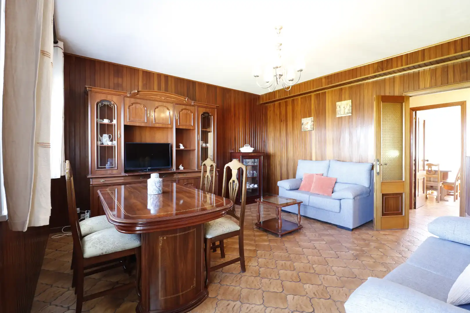 Living room of Houses for sale in Carnota  with Private garden, Terrace and Furnished