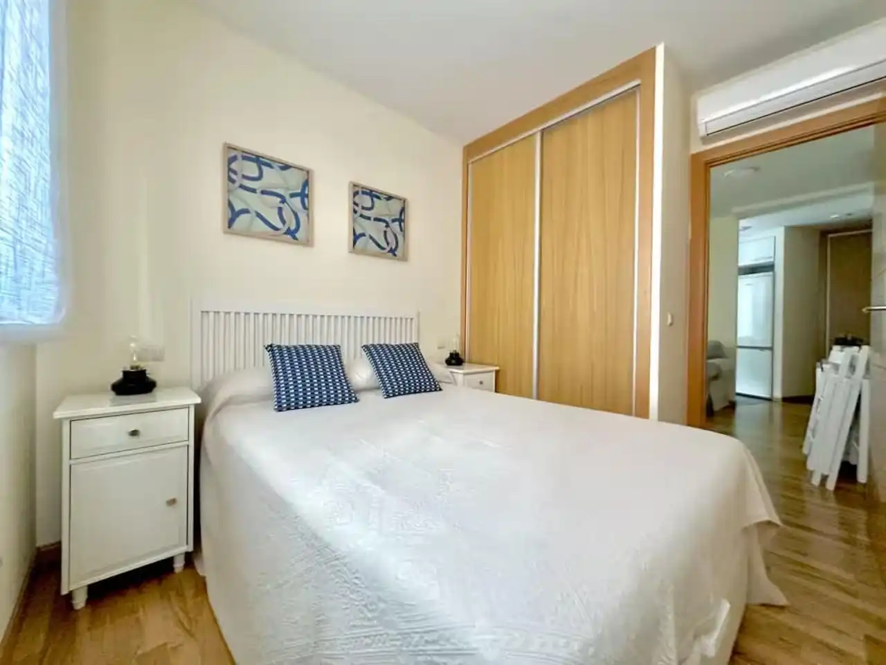 Bedroom of Flat for rent in Marbella  with Air Conditioner, Furnished and Internet