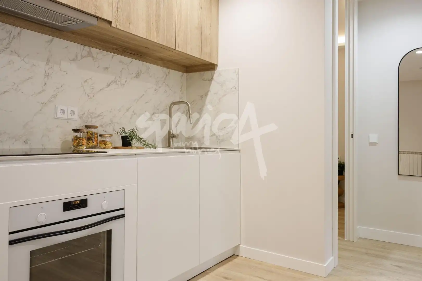 Kitchen of Flat for sale in Madrid  with Air Conditioner, Heating and Terrace
