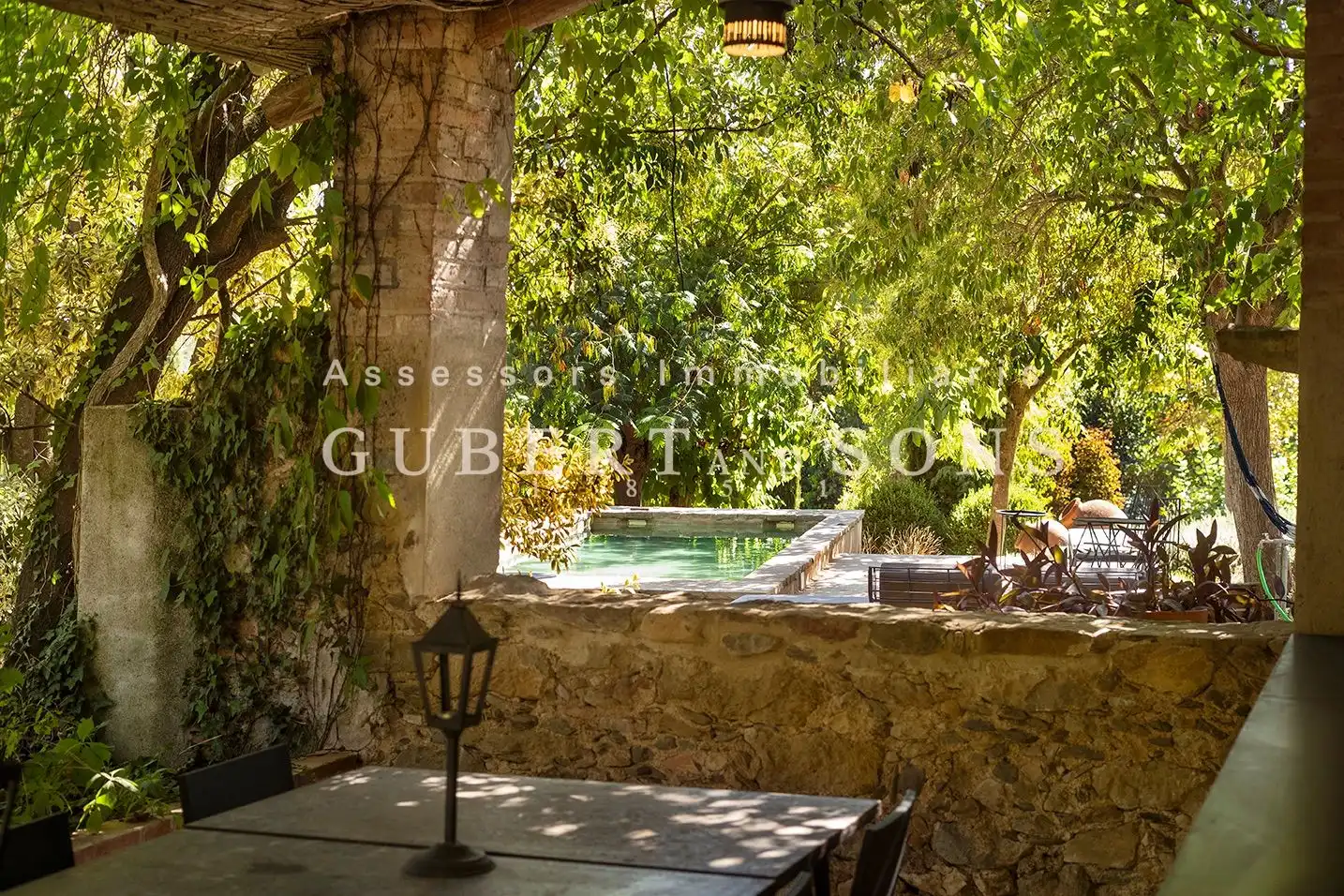 Terrassa de Finca rústica en venda en Sant Martí Vell amb Calefacció, Jardí privat i Terrassa