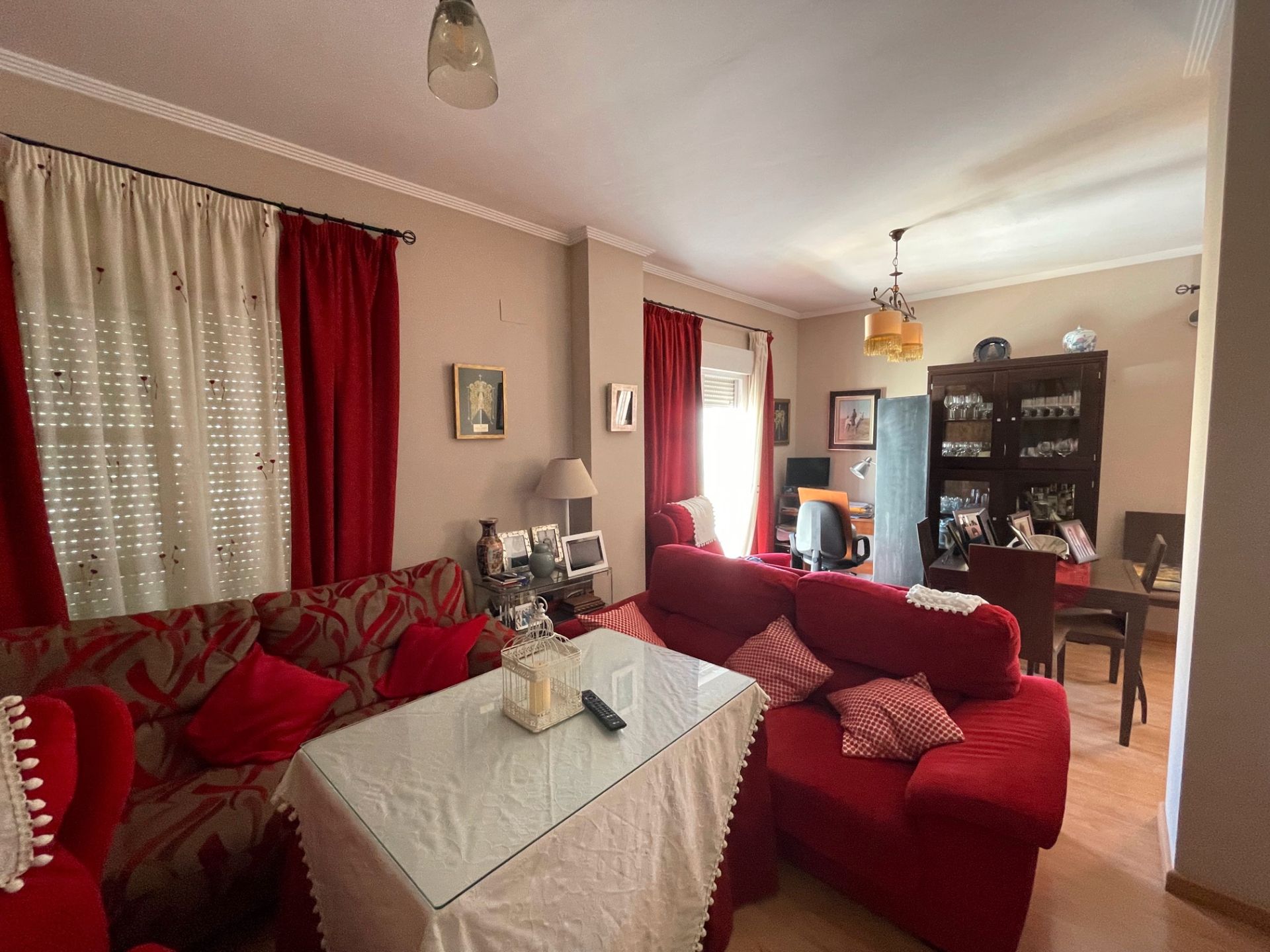 Living room of Attic for sale in  Huelva Capital  with Air Conditioner, Heating and Parquet flooring
