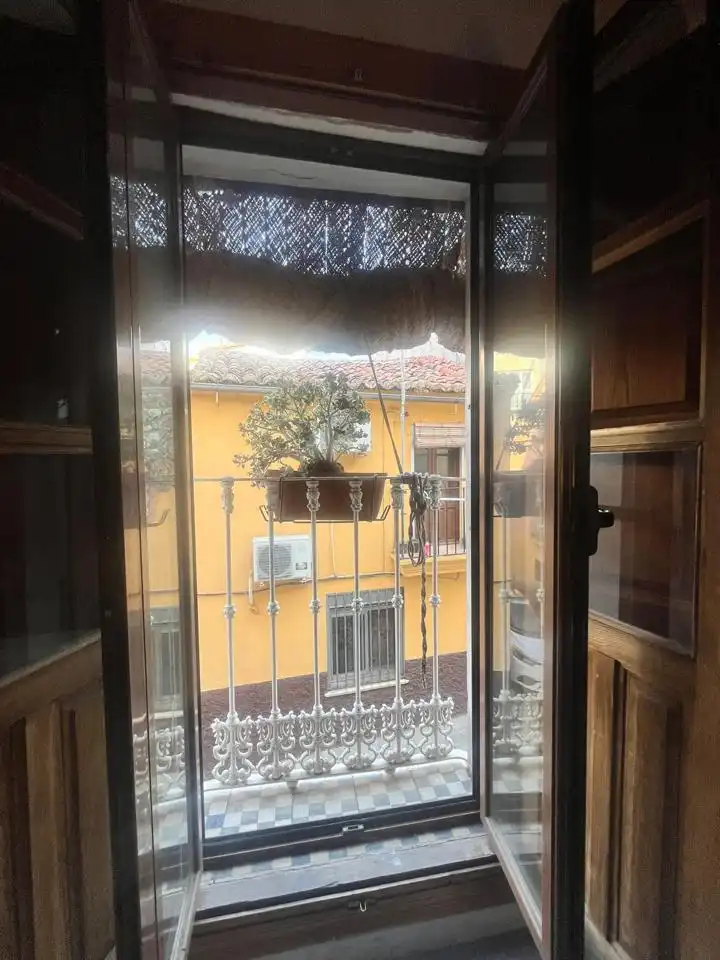 Balcony of Houses for sale in Plasencia  with Air Conditioner