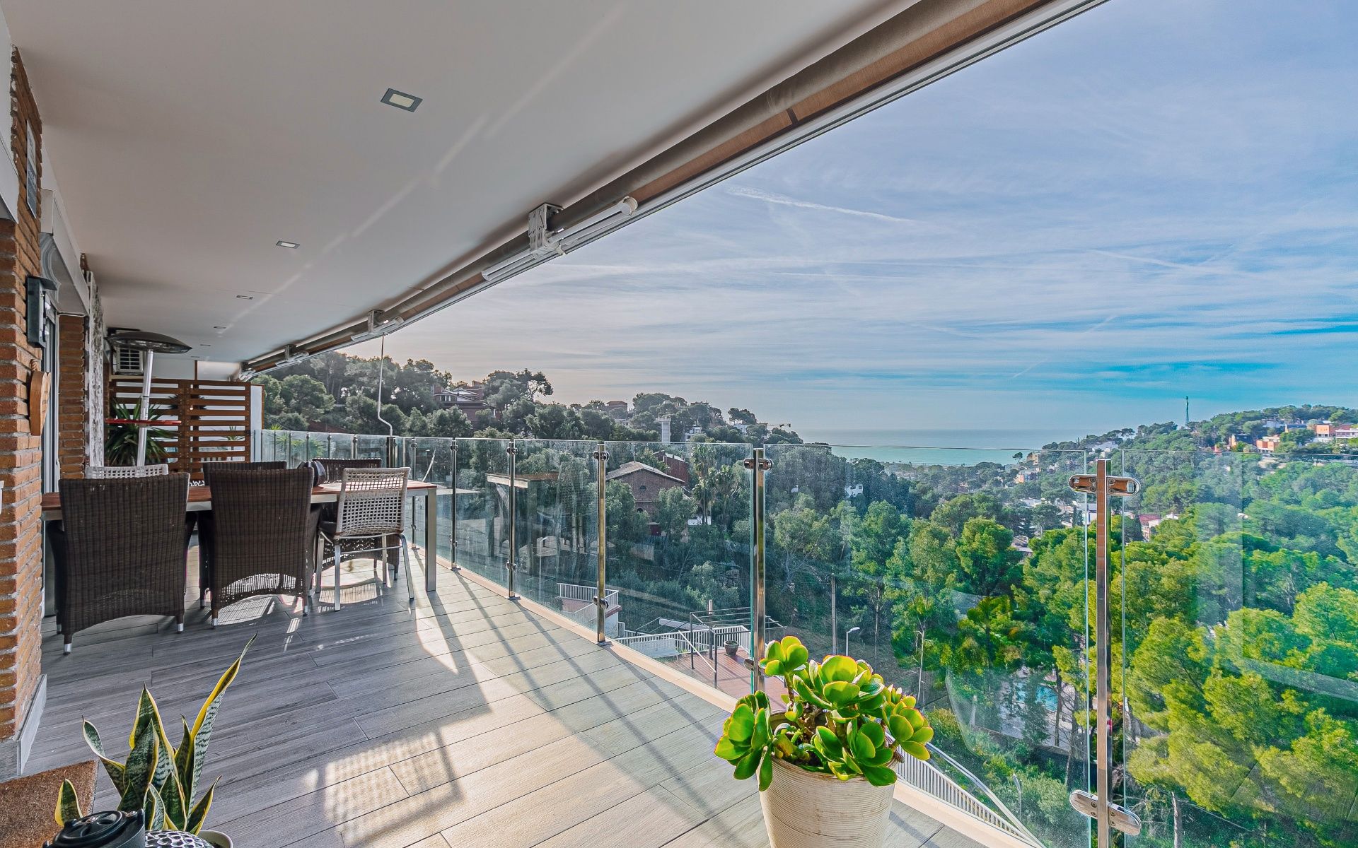 Terrace of Flat for sale in Castelldefels  with Air Conditioner, Heating and Private garden