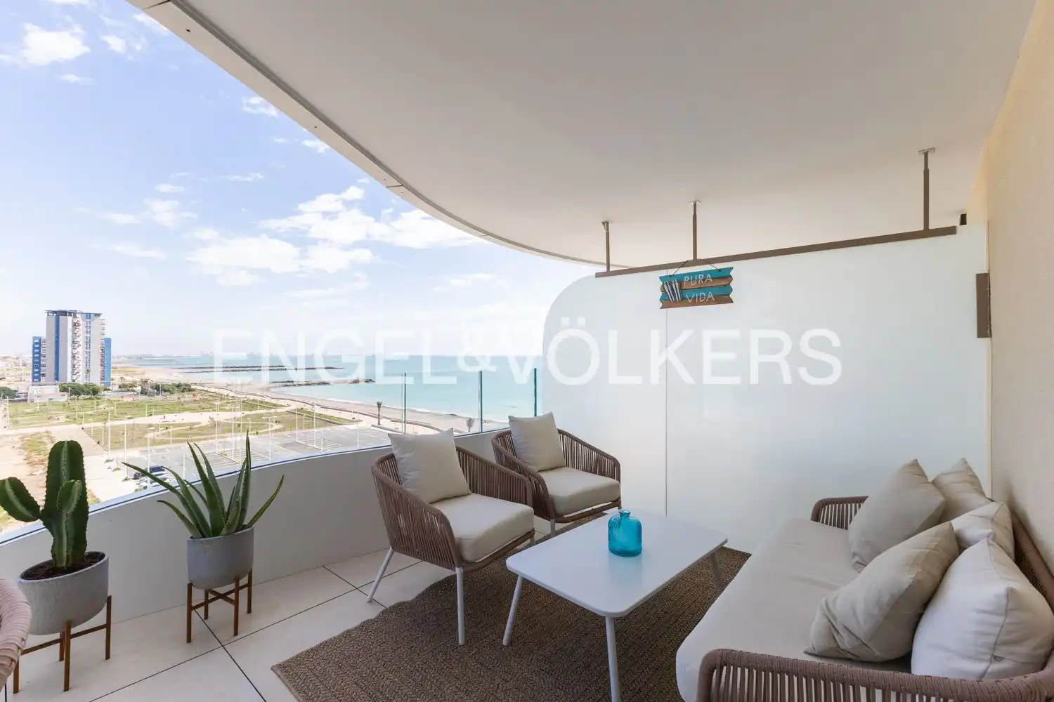 Terrace of Flat for rent in El Puig de Santa Maria  with Air Conditioner, Heating and Private garden