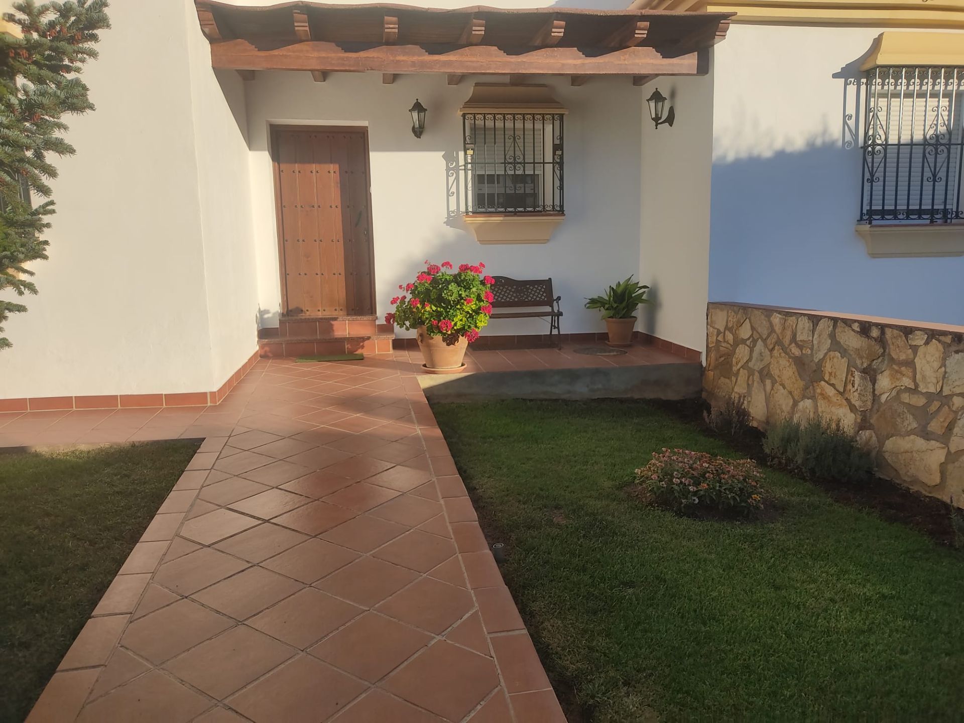 Garden of House or chalet to rent in Ronda  with Air Conditioner, Heating and Private garden