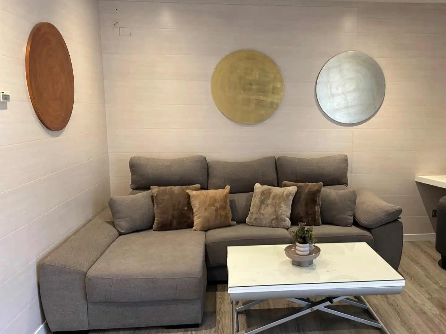 Sala de estar de Piso de alquiler en Alhendín con Aire acondicionado, Calefacción y Jardín privado