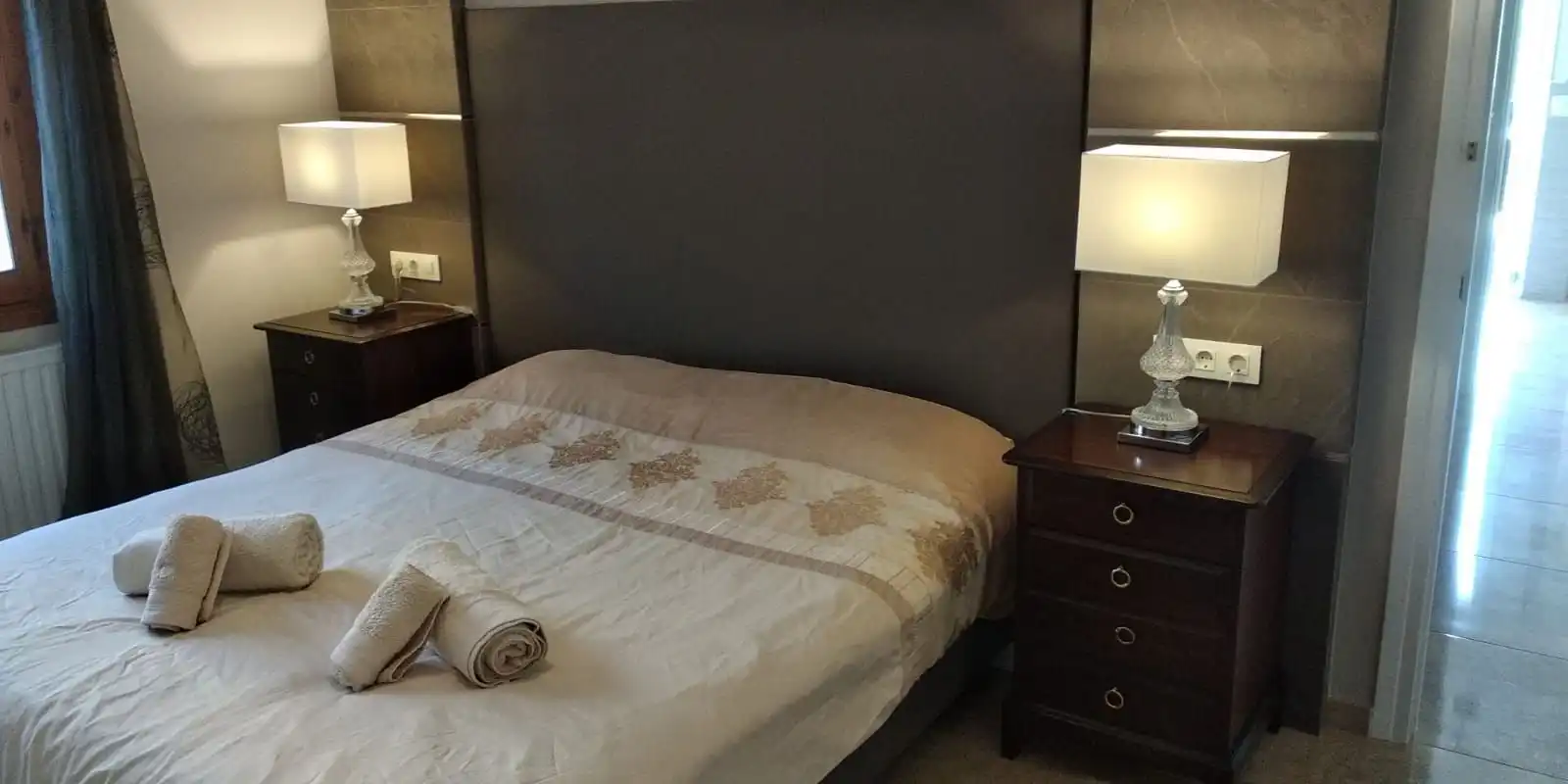 Bedroom of Houses for sale in Calpe / Calp  with Air Conditioner, Heating and Private garden