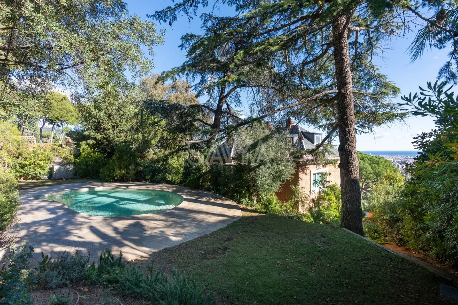 Jardín de Casa o chalet de alquiler en Barcelona con Aire acondicionado, Calefacción y Parquet