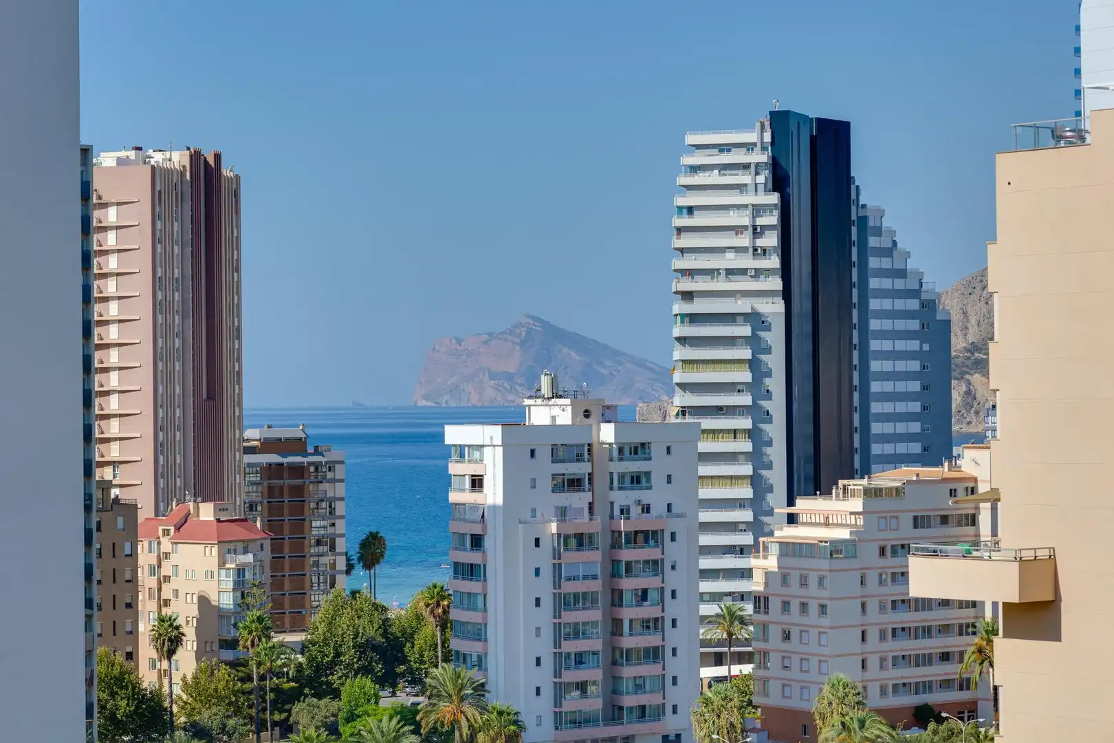 Vista exterior de Apartamento en venta en Calpe / Calp con Aire acondicionado, Calefacción y Jardín privado