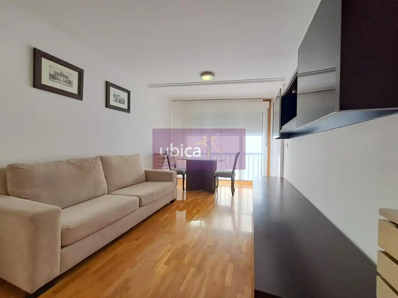 Sala de estar de Piso de alquiler en O Porriño   con Aire acondicionado, Calefacción y Terraza