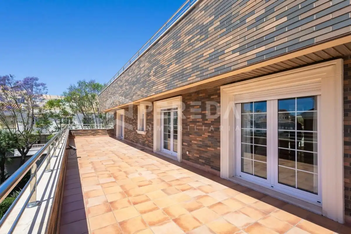 Terraza de Casa o chalet en venta en Roquetas de Mar con Aire acondicionado, Jardín privado y Piscina