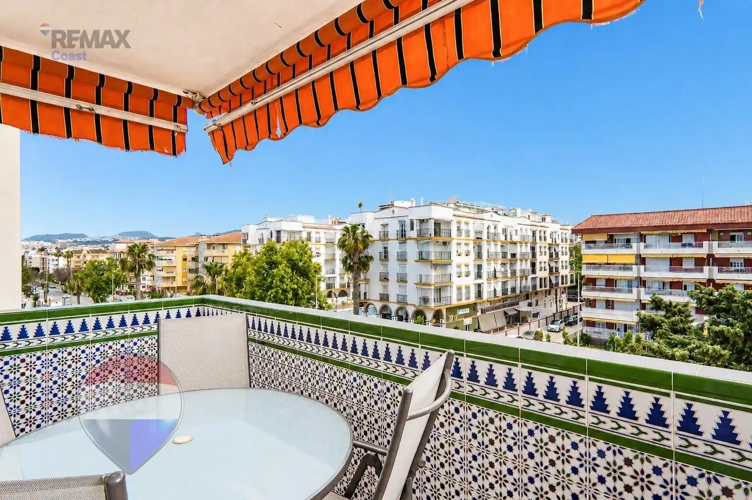Terraza de Apartamento de alquiler en Rincón de la Victoria con Aire acondicionado, Calefacción y Amueblado