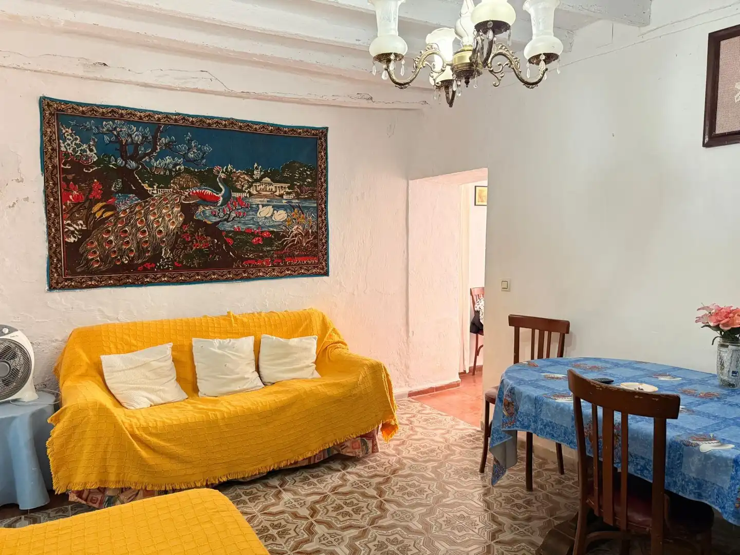 Sala d'estar de Finca rústica en venda en Cóbdar