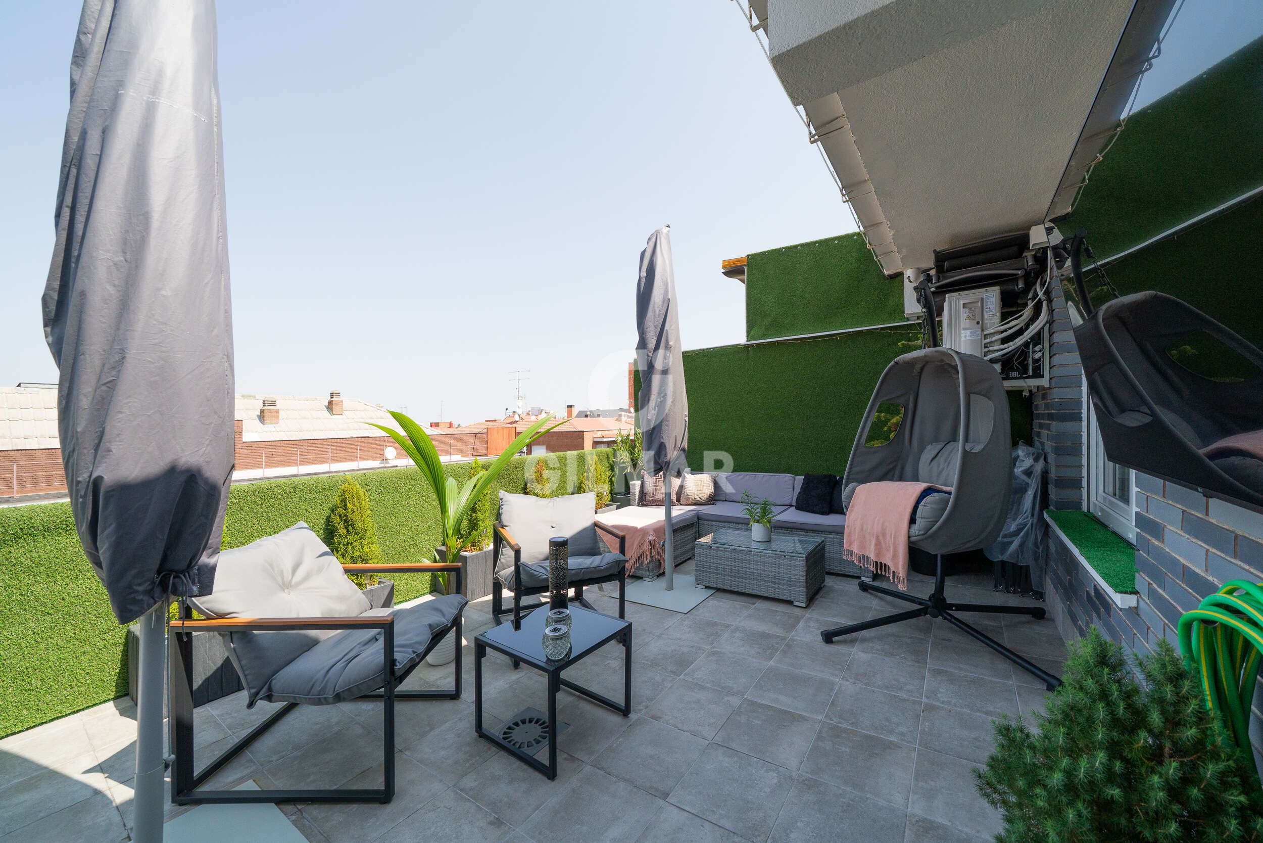 Terrace of Attic for sale in  Madrid Capital  with Heating and Balcony