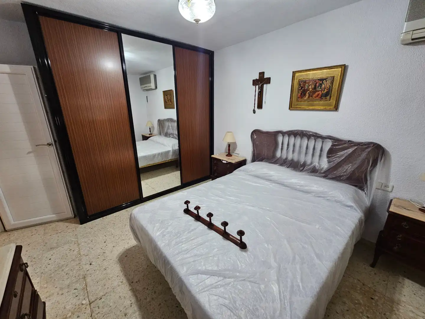 Schlafzimmer von Haus oder Chalet zum Verkauf in Casar de Cáceres mit Möbliert
