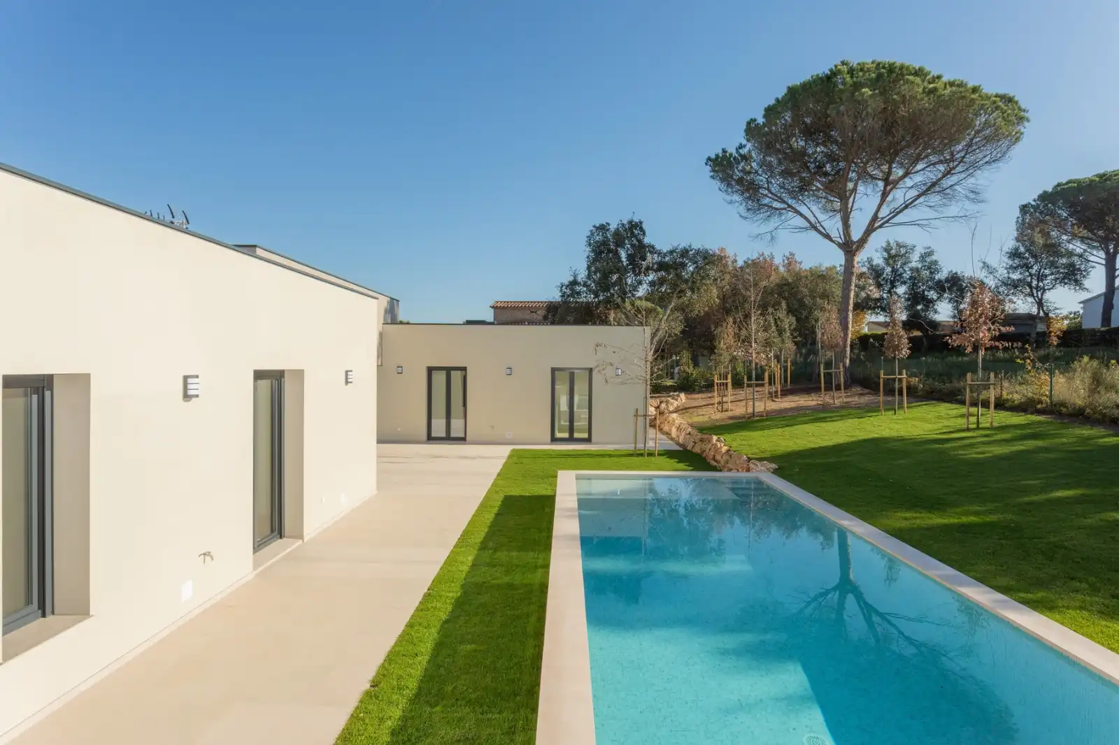 Piscina de Casa o xalet en venda en Llagostera amb Aire condicionat, Calefacció i Jardí privat