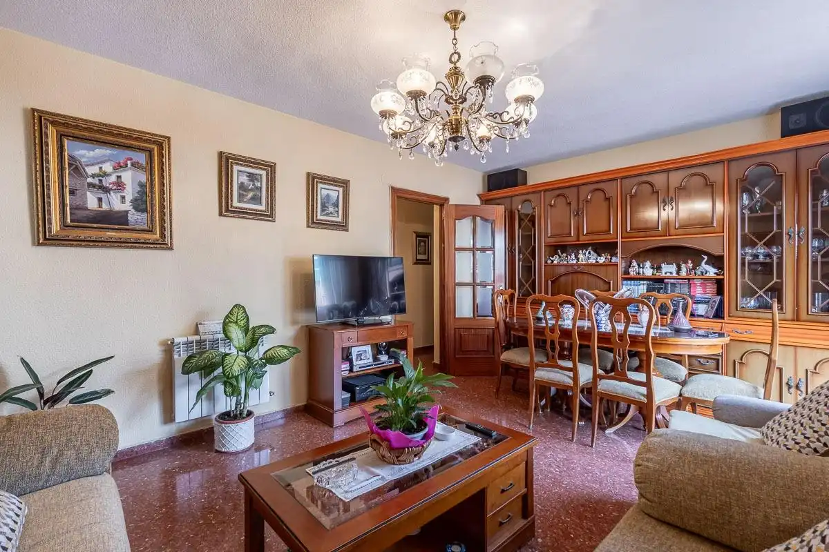 Living room of Attic for sale in Granada  with Air Conditioner and Terrace