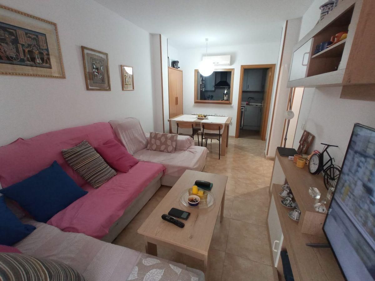 Living room of Flat for sale in Sant Carles de la Ràpita  with Air Conditioner and Balcony