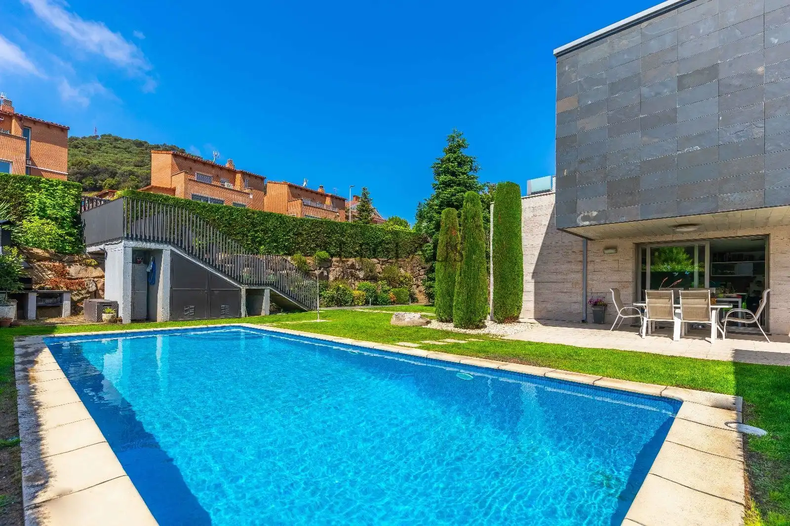 Piscina de Casa o xalet en venda en Vallromanes amb Aire condicionat, Calefacció i Jardí privat