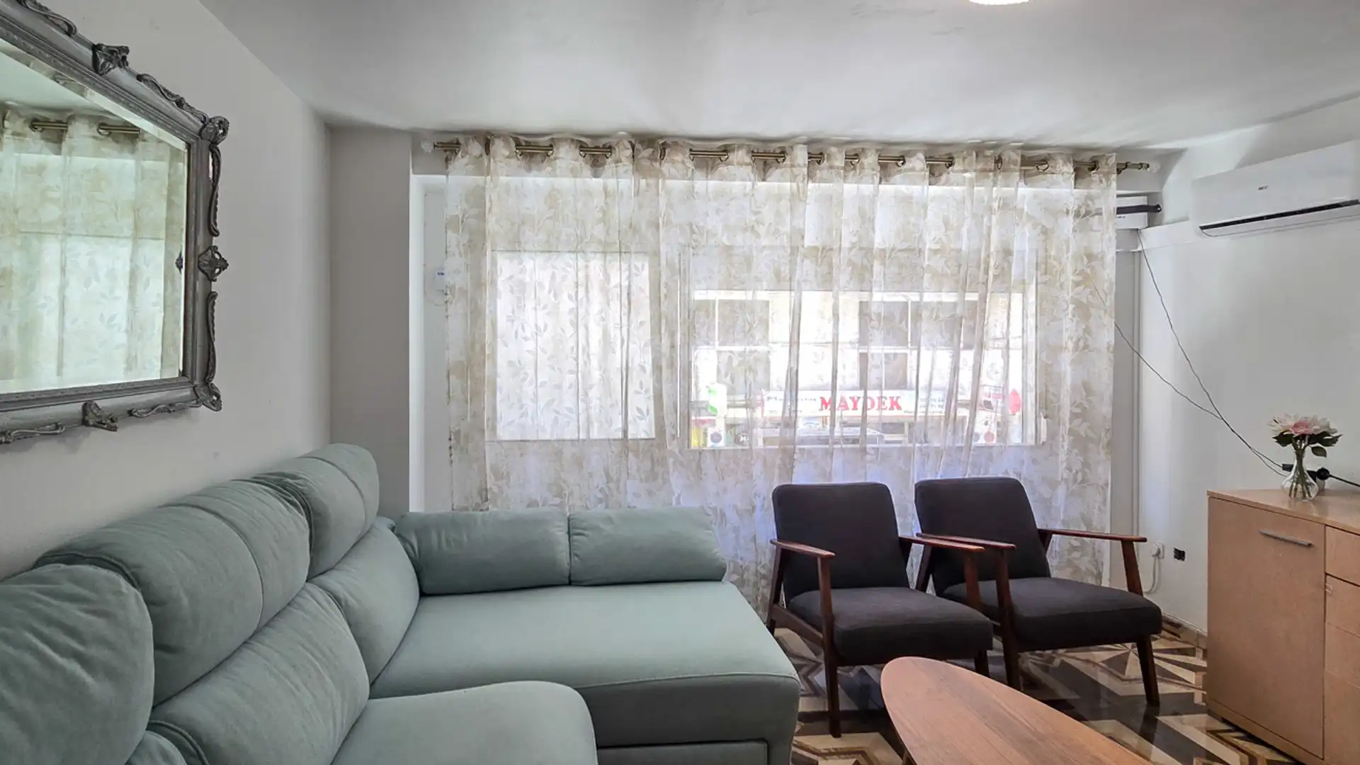 Wohnzimmer von Wohnung zum Verkauf in Alicante / Alacant mit Klimaanlage, Heizung und Möbliert