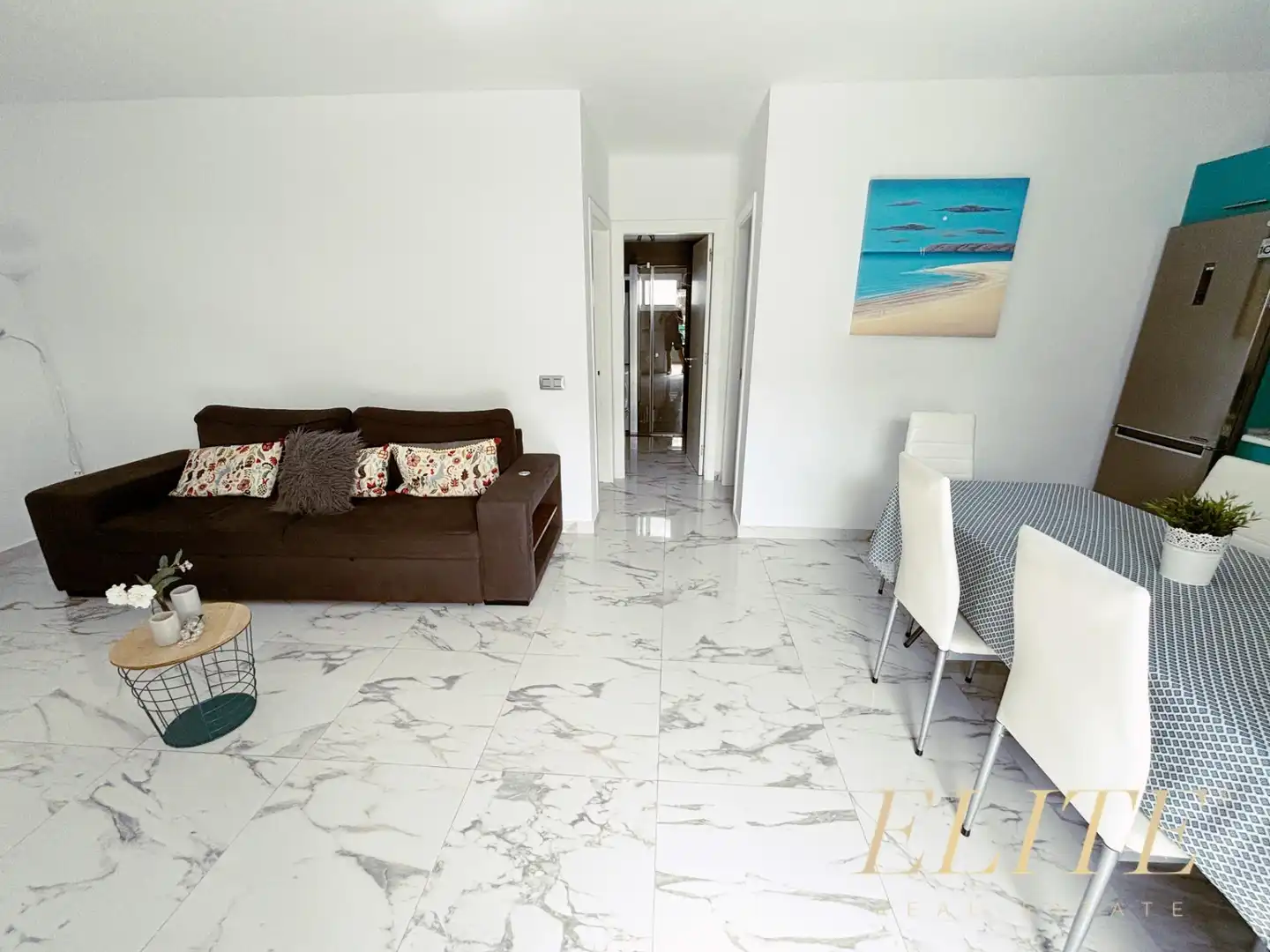 Sala d'estar de Apartament en venda en Mogán amb Aire condicionat, Jardí privat i Terrassa