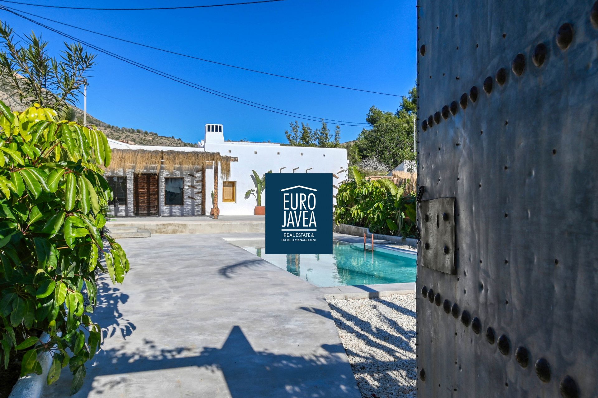 Vista exterior de Casa o xalet en venda en Jávea / Xàbia amb Aire condicionat, Jardí privat i Piscina