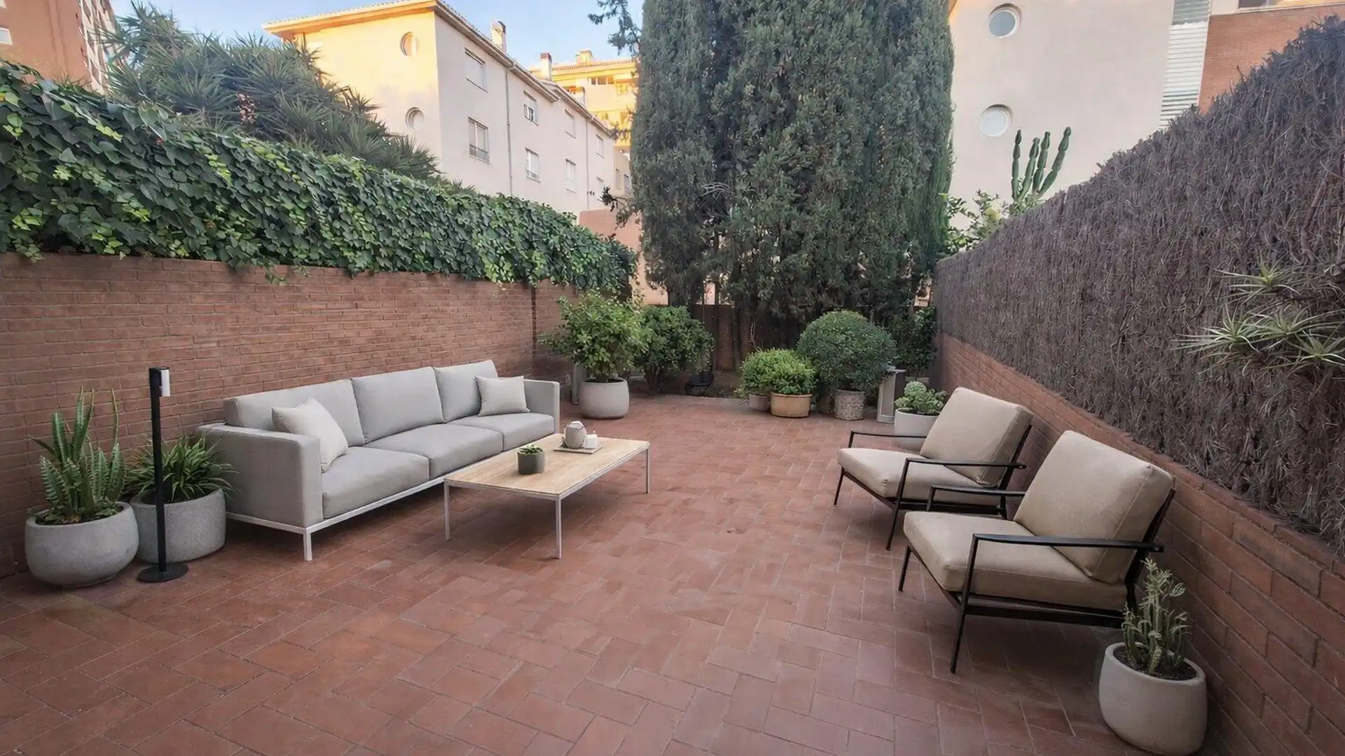Terrace of Single-family semi-detached for sale in Sabadell  with Air Conditioner, Private garden and Terrace