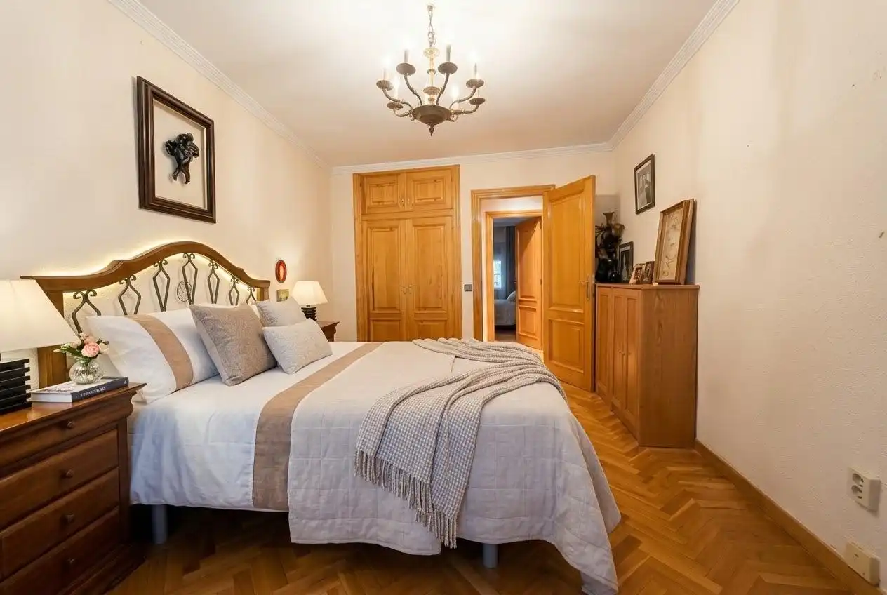 Bedroom of Flat for sale in Villa de Vallecas