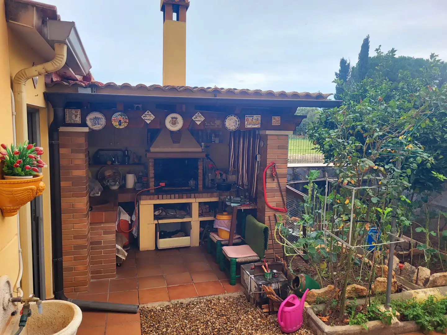 Garden of Houses for sale in Torredembarra  with Air Conditioner, Heating and Private garden