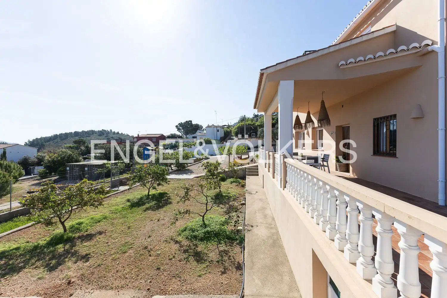 Terrassa de Casa o xalet de lloguer en Corbera amb Aire condicionat, Calefacció i Jardí privat
