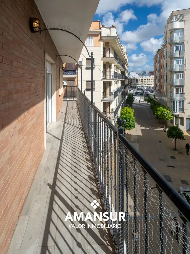 Balcony of Flat for sale in Huelva  with Heating, Terrace and Storage room