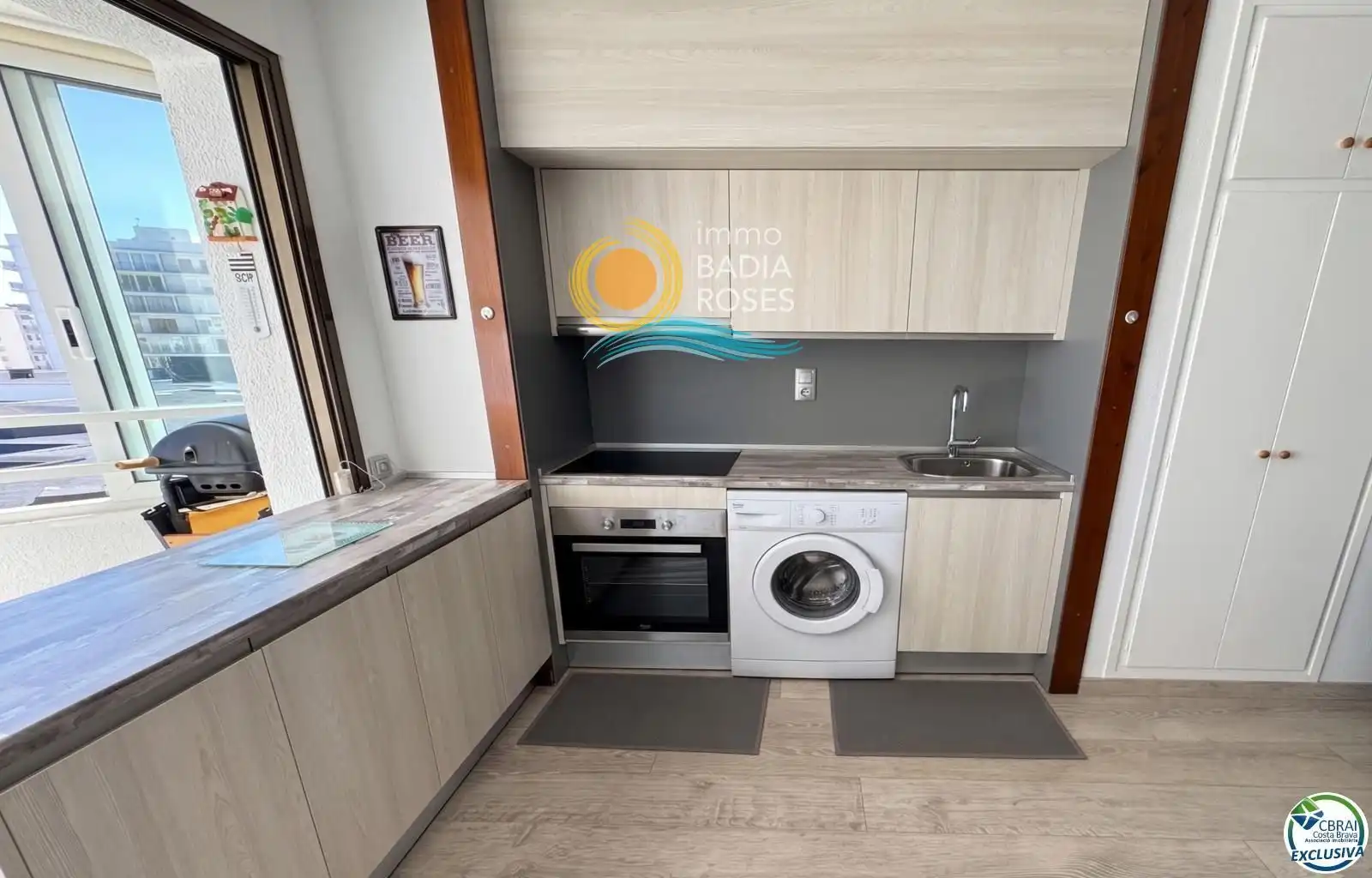 Cocina de Piso en venta en Roses con Calefacción, Parquet y Terraza