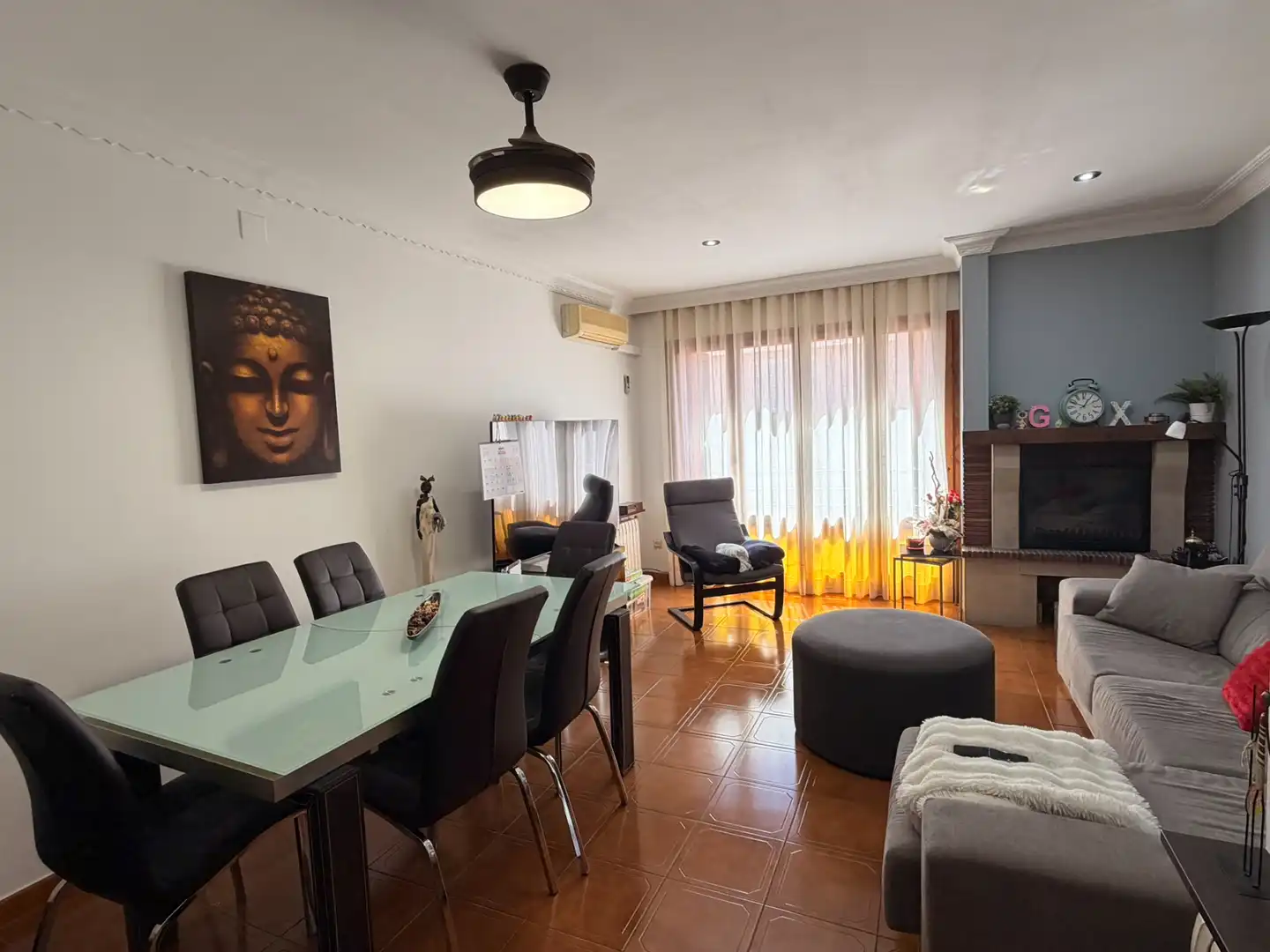 Sala de estar de Casa o chalet en venta en Les Borges Blanques con Amueblado