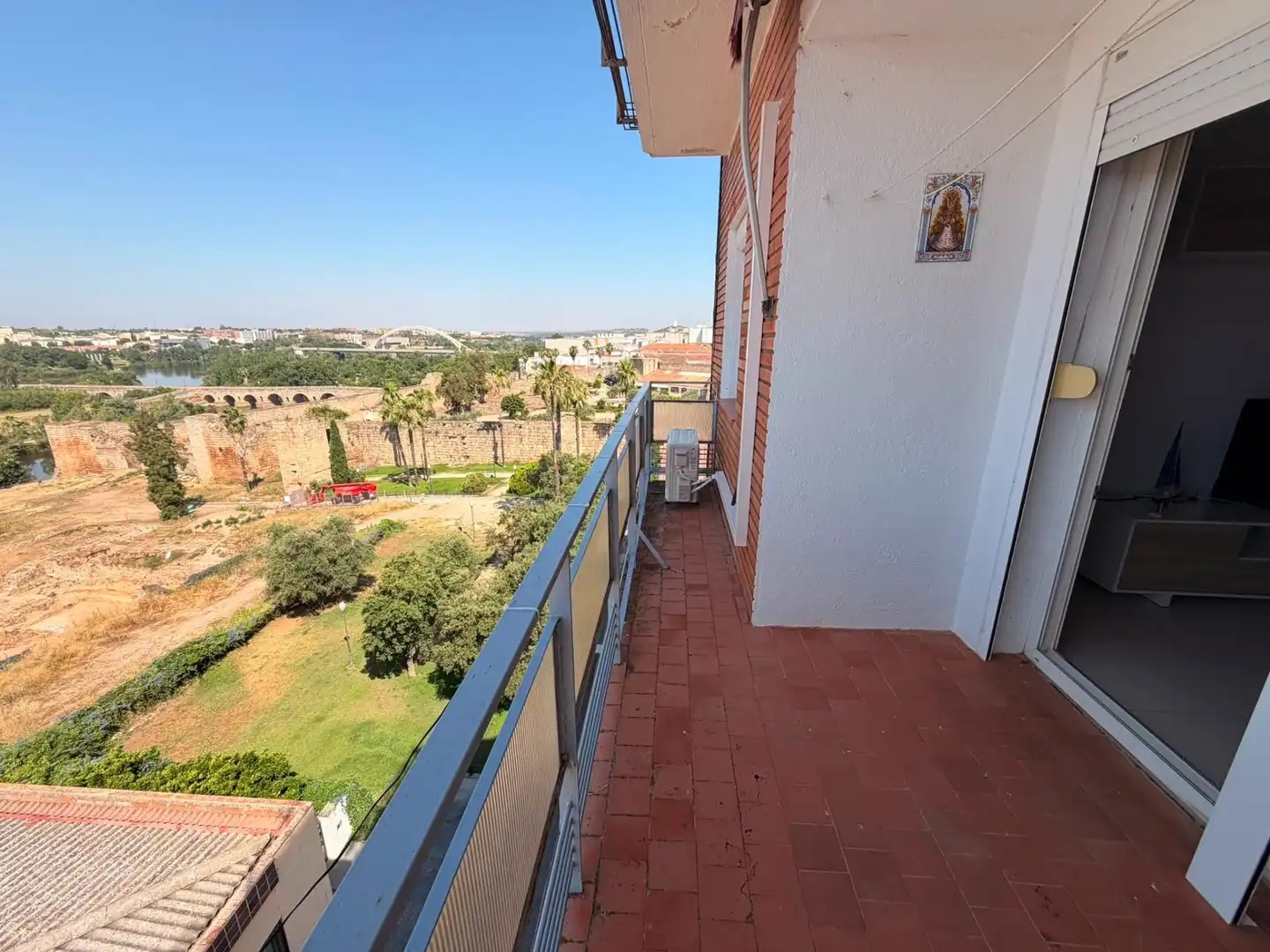 Terraza de Piso de alquiler en Mérida con Aire acondicionado, Calefacción y Amueblado