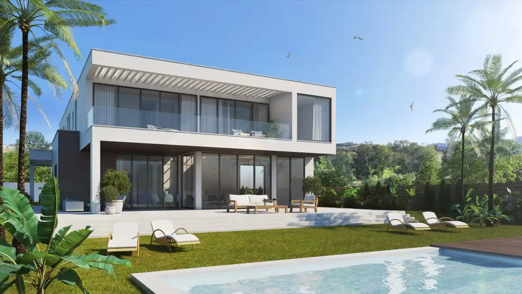 Detached house with pool for sale in Mijas pueblo