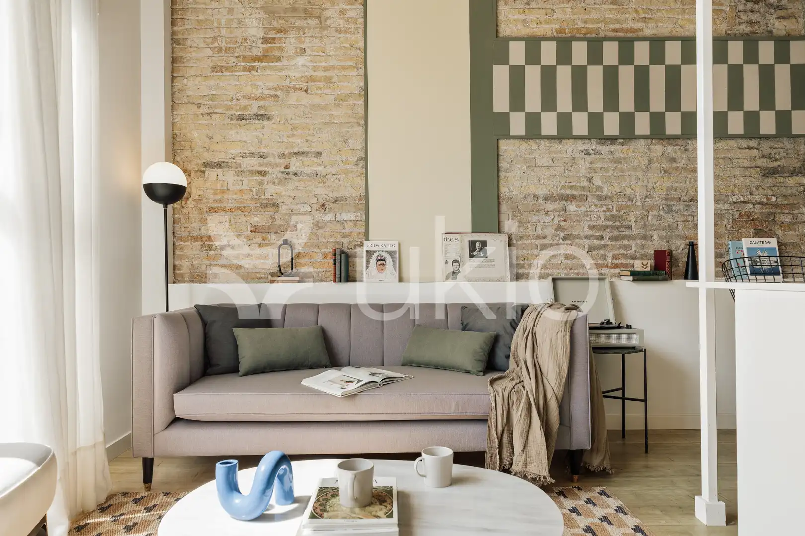 Living room of Apartments for rent in Barcelona  with Air Conditioner, Heating and Furnished