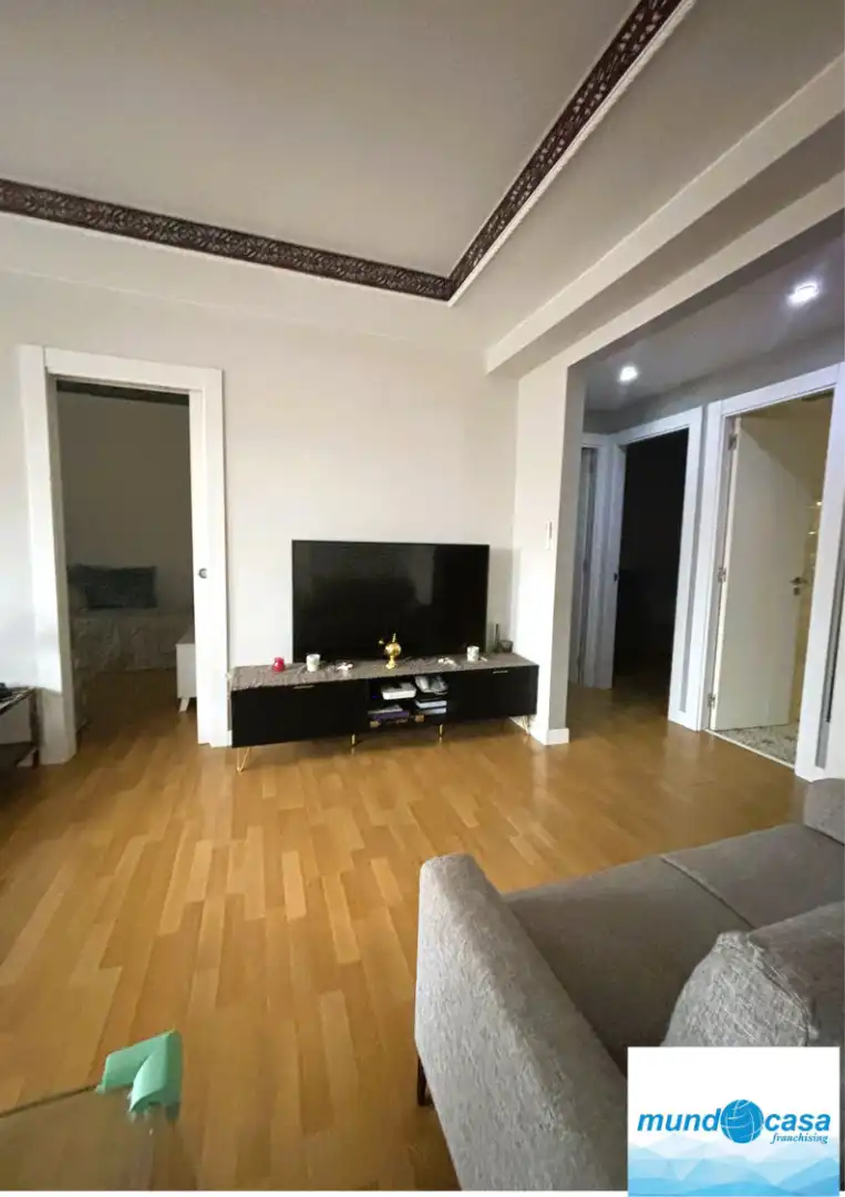 Wohnzimmer von Wohnung zum Verkauf in Pina de Ebro mit Parkett, Ofen und Waschmaschine