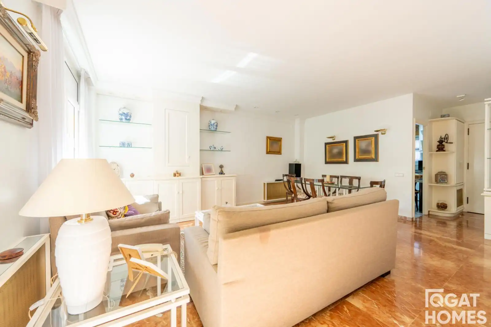 Living room of Detached homes for sale in Sant Cugat del Vallès  with Air Conditioner, Heating and Terrace