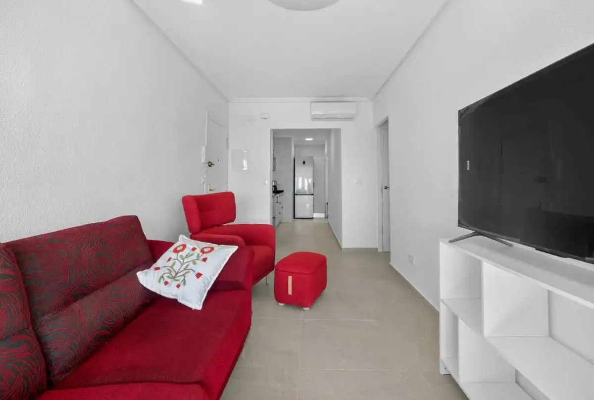 Sala d'estar de Àtic de lloguer en San Pedro del Pinatar amb Traster i Moblat