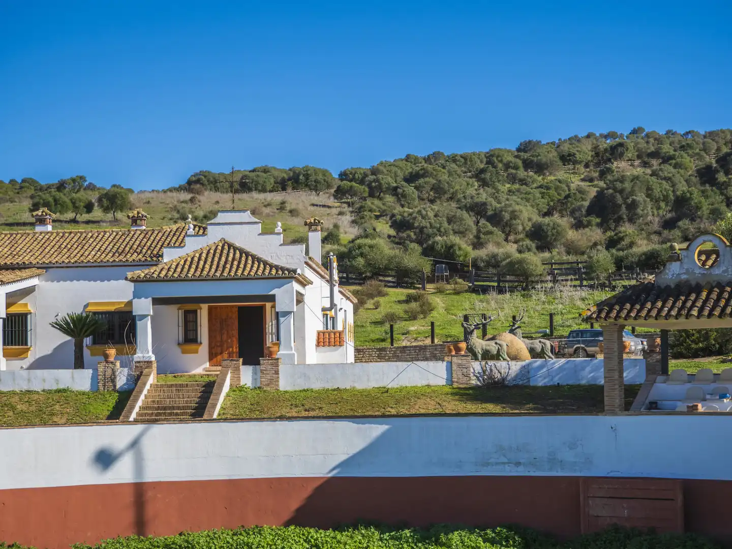 Jardí de Finca rústica en venda en San Martín del Tesorillo amb Aire condicionat, Jardí privat i Terrassa