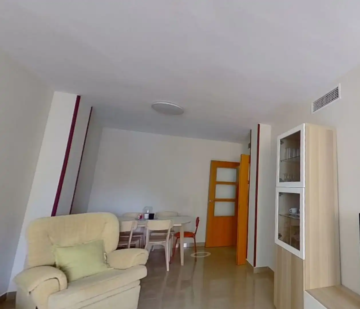 Sala de estar de Piso de alquiler en Murcia con Aire acondicionado y Amueblado